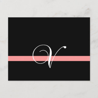 Tarjeta de Encerramiento de Recepción de Boda Cora