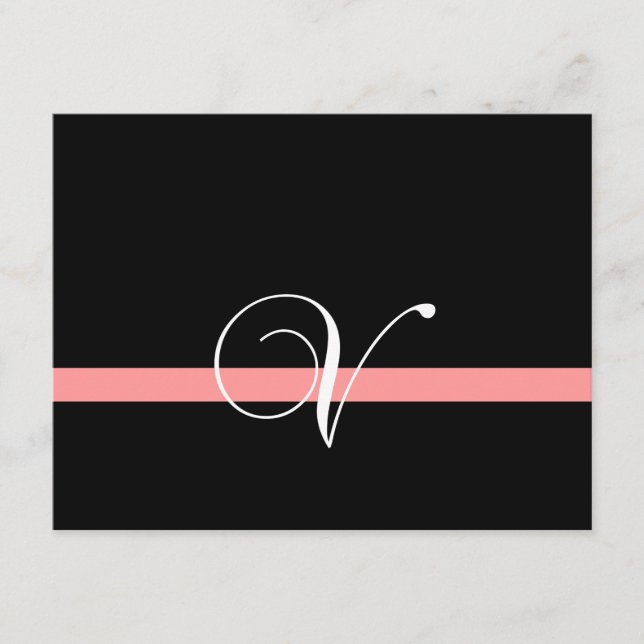 Tarjeta de Encerramiento de Recepción de Boda Cora (Anverso)