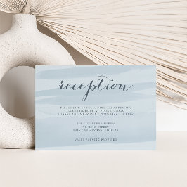 Tarjeta de Encierre de Recepción de Chiffon Waterc