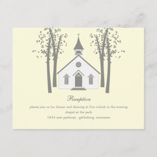 Tarjeta de Enclosure de Recepción de Boda de Capil