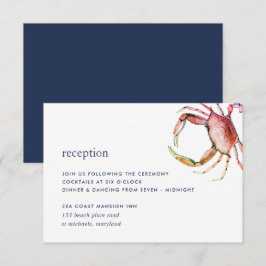 Tarjeta de Enclosure de Recepción de Cangrejo Rojo