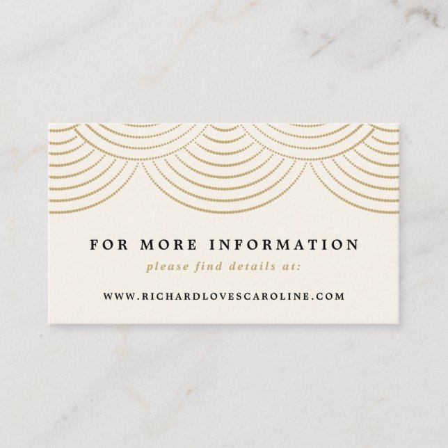 Tarjeta de Enclosure de Sitio Web de Luces de Cade (Anverso)