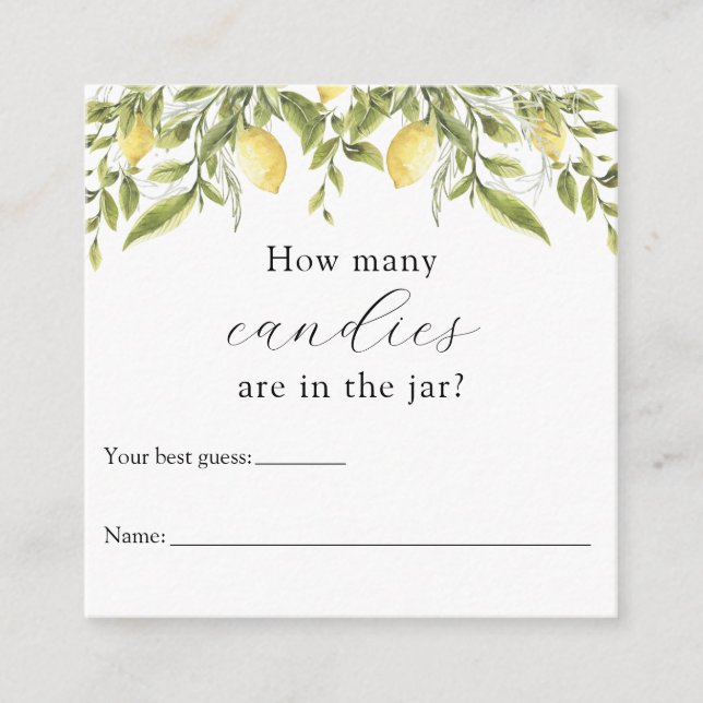 Tarjeta de Enclosure del Juego de Ducha ¿Cuántos H (Anverso)