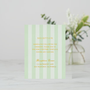 Tarjeta de Enclusura de Papel de Estaño para Boda
