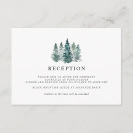 Tarjeta de Enclusura de Recepción Minimalista Rúst
