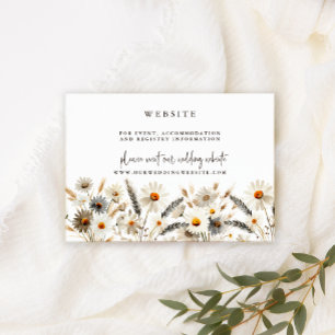 Tarjeta de Enclusura de Sitio Web de Boda de Granj