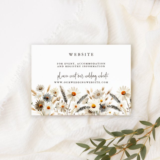 Tarjeta de Enclusura de Sitio Web de Boda de Granj (Subido por el creador)