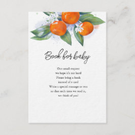 Tarjeta de Enclusura LIBROS PARA BEBÉ baby shower