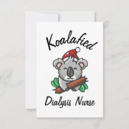 Tarjeta de enfermera de diálisis Koalafied