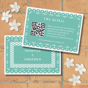 TARJETA DE ENTRADA DE ACQUA MEXICAN PAPEL PICADO