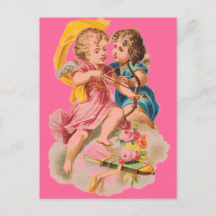 TARJETA DE ENTRADA DE AMOR CUPIDA DE LA ERA VICTOR