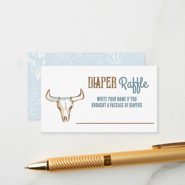 Tarjeta de entrada de pañal de popa para el desier (Anverso/Reverso In Situ)