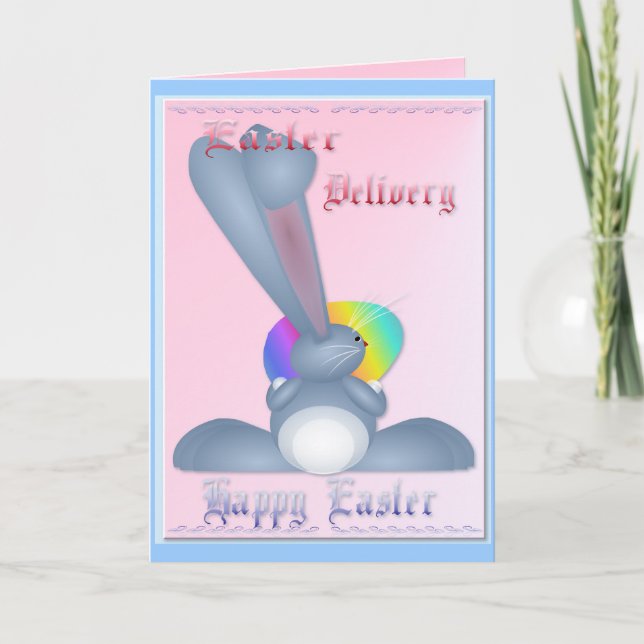 Tarjeta de entrega de Pascua (Anverso)