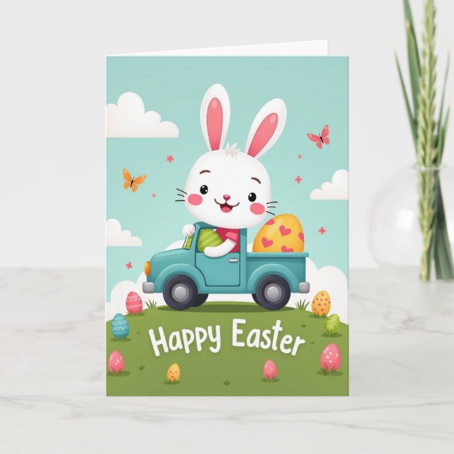 Tarjeta de entrega feliz de primavera (Anverso)
