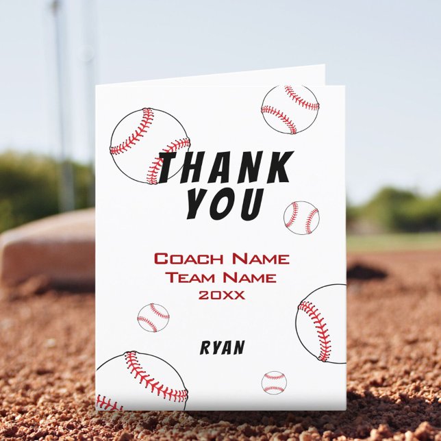 Tarjeta de entrenador de béisbol (Subido por el creador)