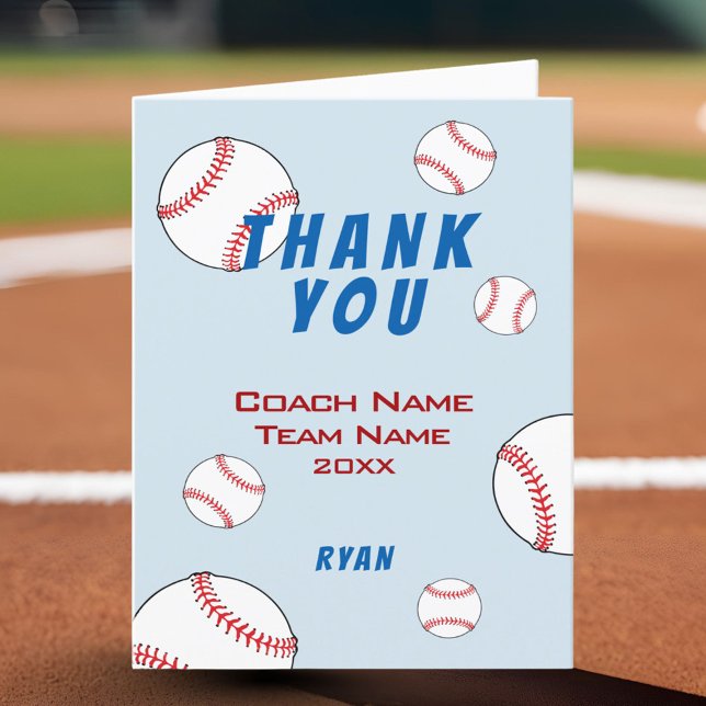Tarjeta de entrenador de béisbol (Subido por el creador)