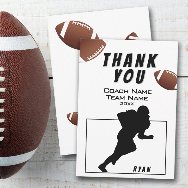Tarjeta de entrenador de fútbol americano (Subido por el creador)
