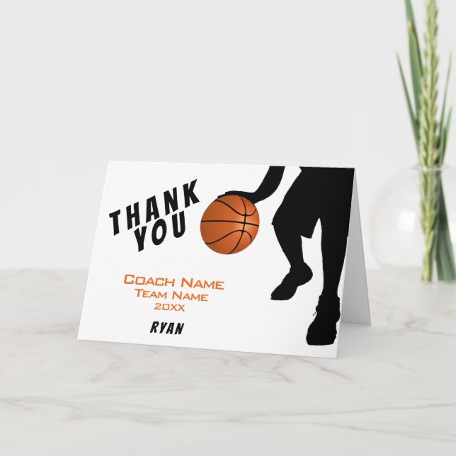 Tarjeta de entrenador para el baloncesto moderno (Anverso)