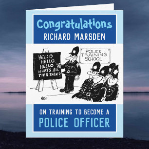 Tarjeta de Entrenamiento de Policía Completado