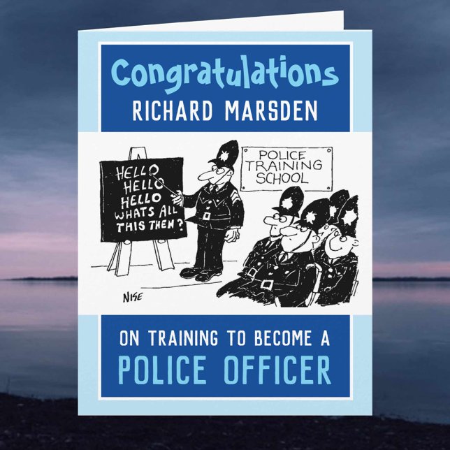 Tarjeta de Entrenamiento de Policía Completado (Subido por el creador)