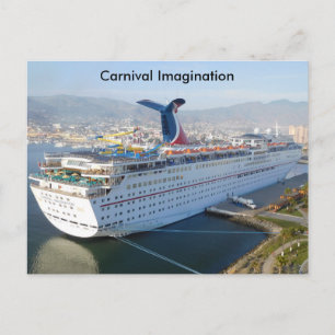 Tarjeta de envío de crucero de Carnaval