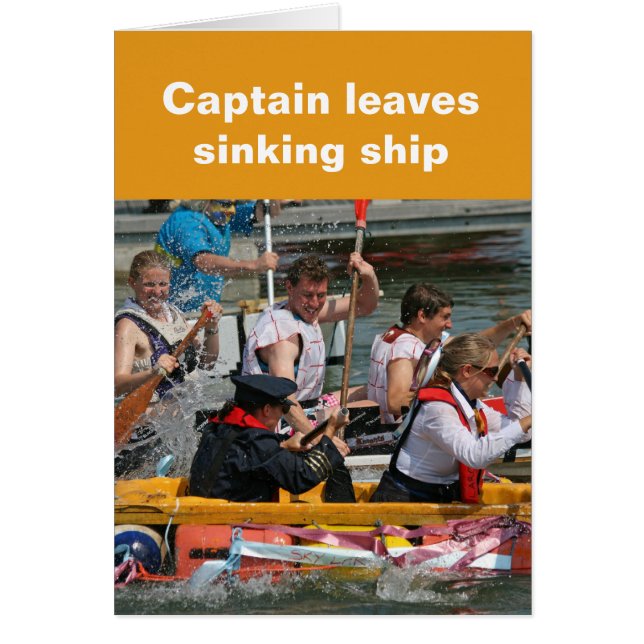 Tarjeta de envío de hundimiento (Frente)