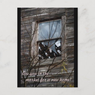 Tarjeta de envíos de correo de agente inmobiliario