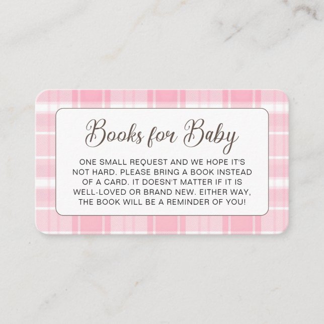 Tarjeta de envoltorio Baby Shower rosa de vaca de  (Anverso)