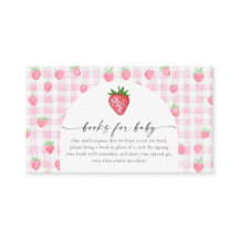 Tarjeta de envoltorio Berry Sweet Strawberry Bay
