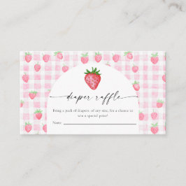 Tarjeta de envoltorio Berry Sweet Strawberry Bay