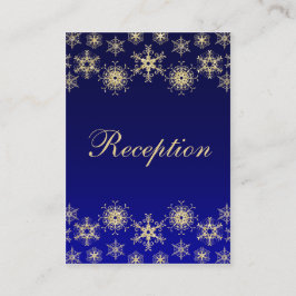 Tarjeta de envoltorio Blue, Gold Purpurina LOOK Sn