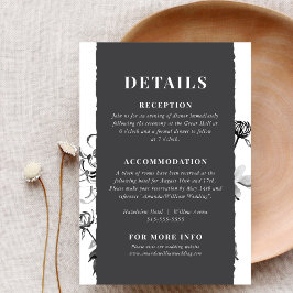 Tarjeta de envoltorio con detalles de arte de tint