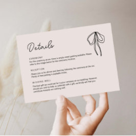 Tarjeta de envoltorio con detalles de cinta de man