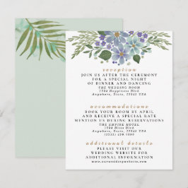 Tarjeta de envoltorio de Boda 04d para hojas de co