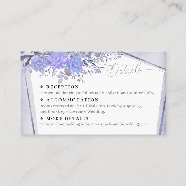 Tarjeta de envoltorio de Boda botánico vintage (Anverso)