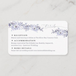 Tarjeta de envoltorio de Boda de color de agua de 