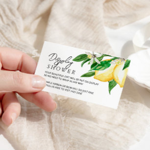 Tarjeta de envoltorio de ducha de pantalla de verd