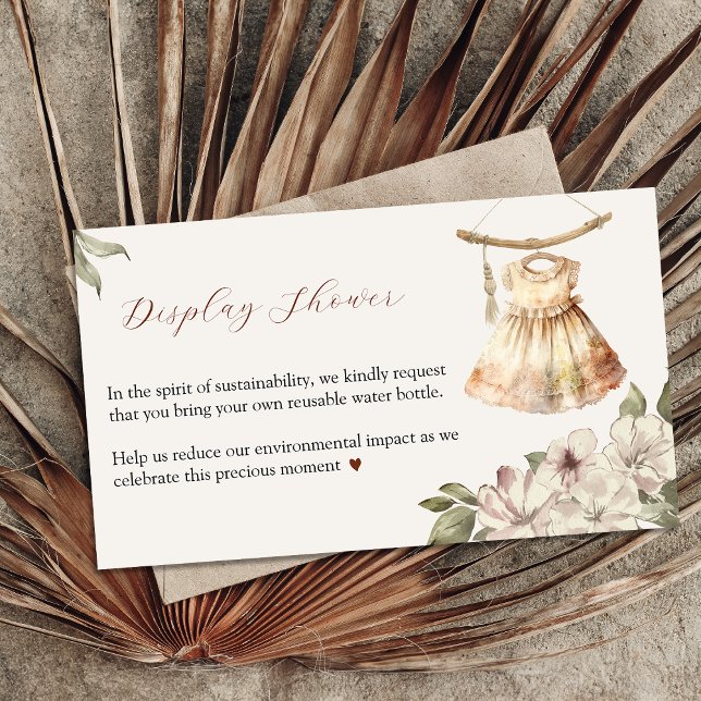 Tarjeta de envoltorio de ducha para la pantalla de (Vintage Girl Clothes Display Shower Enclosure Card)