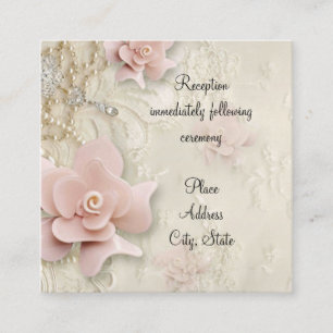 Tarjeta de envoltorio de invitación a la boda suav