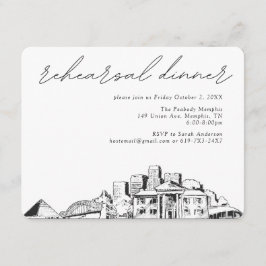 Tarjeta de envoltorio de invitación para ensayo Me