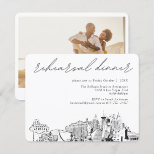 Tarjeta de envoltorio de invitaciones para cenas d