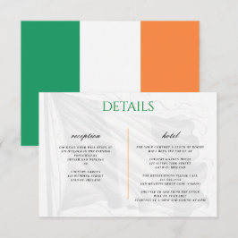 Tarjeta de envoltorio de la pareja de Irlanda