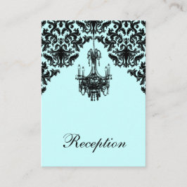 Tarjeta de envoltorio de lámpara de araña de Damas