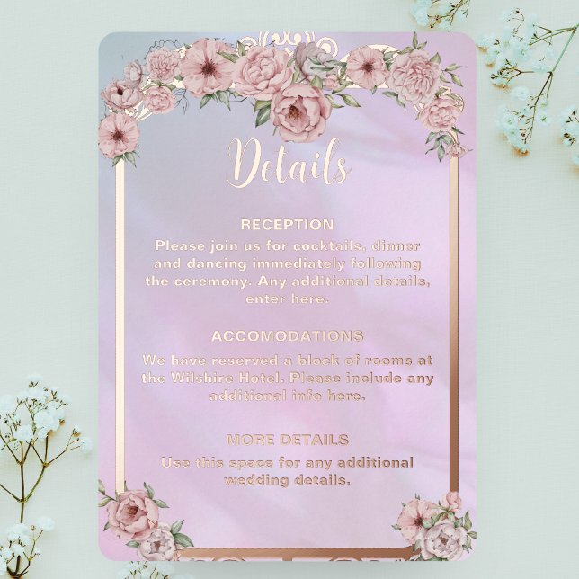 Tarjeta de envoltorio de Relieve metalizado Pink P (Subido por el creador)