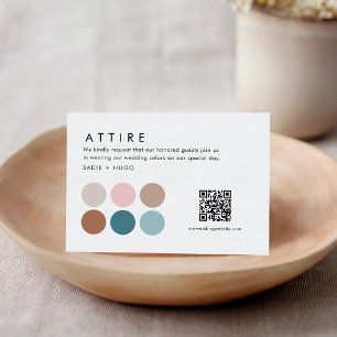 Tarjeta de envoltorio de ropa de Boda SADIE