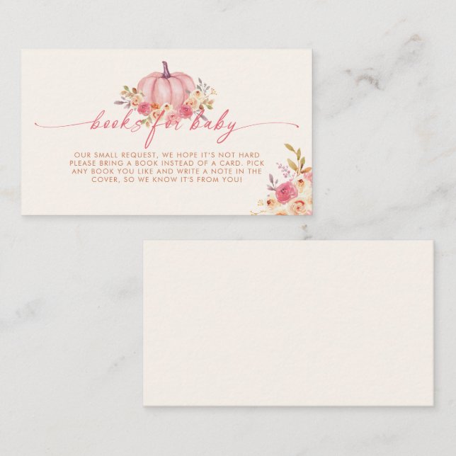 Tarjeta de envoltorio de solicitud de libro de Bab (Anverso / Reverso)