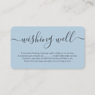 Tarjeta de envoltorio Omphalodes Blue Wier Well