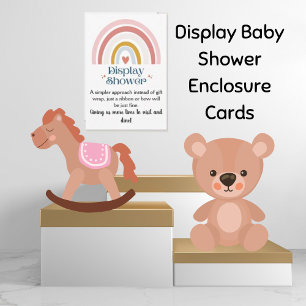 Tarjeta de envoltorio para bebé con pantalla de ar