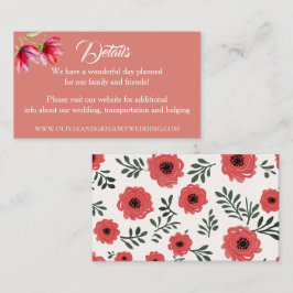 Tarjeta de envoltorio para Bodas de primavera