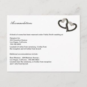 Tarjeta de envoltorio para corazones de diamante b